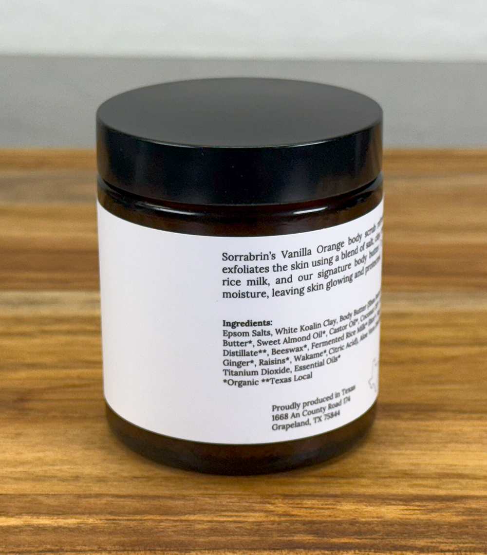 Vanilla Orange Body Scrub